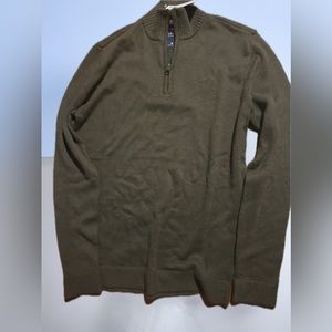 Hollister zip sweater. Men’s medium. Olive green. NWT